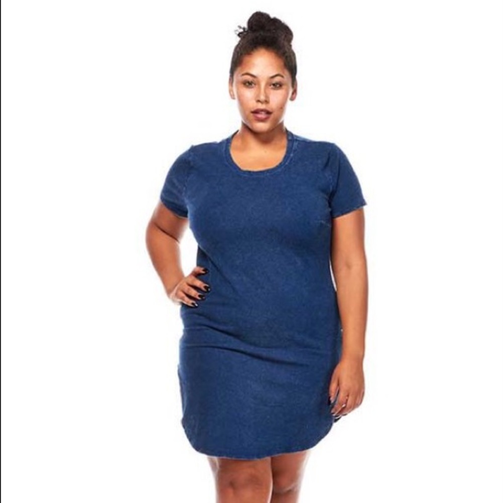 Indigo Denim Washed Tunic